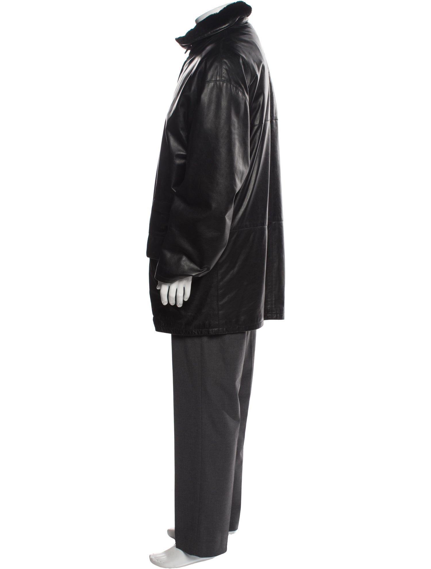 Seraphin Leather Parka