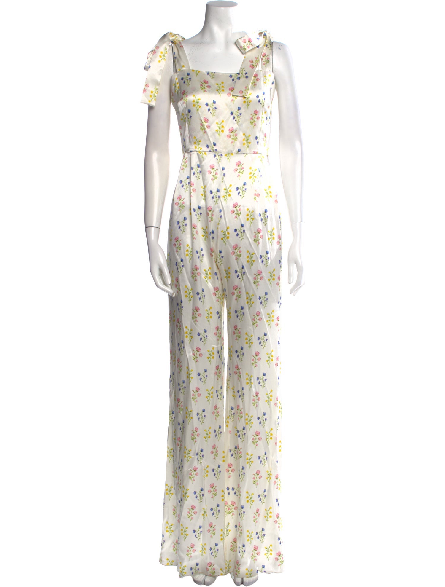 Seren Silk Floral Print Jumpsuit