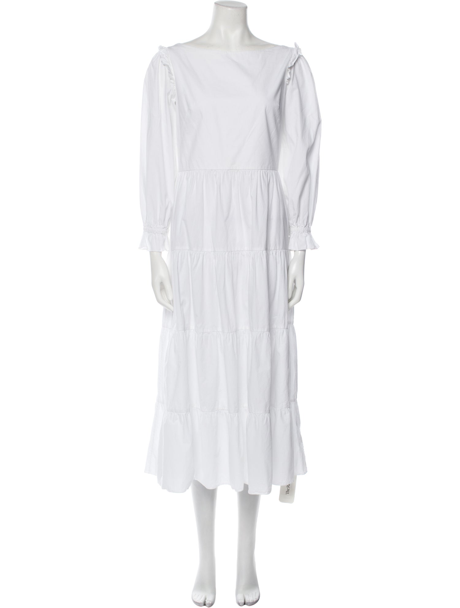 Seren Square Neckline Midi Length Dress