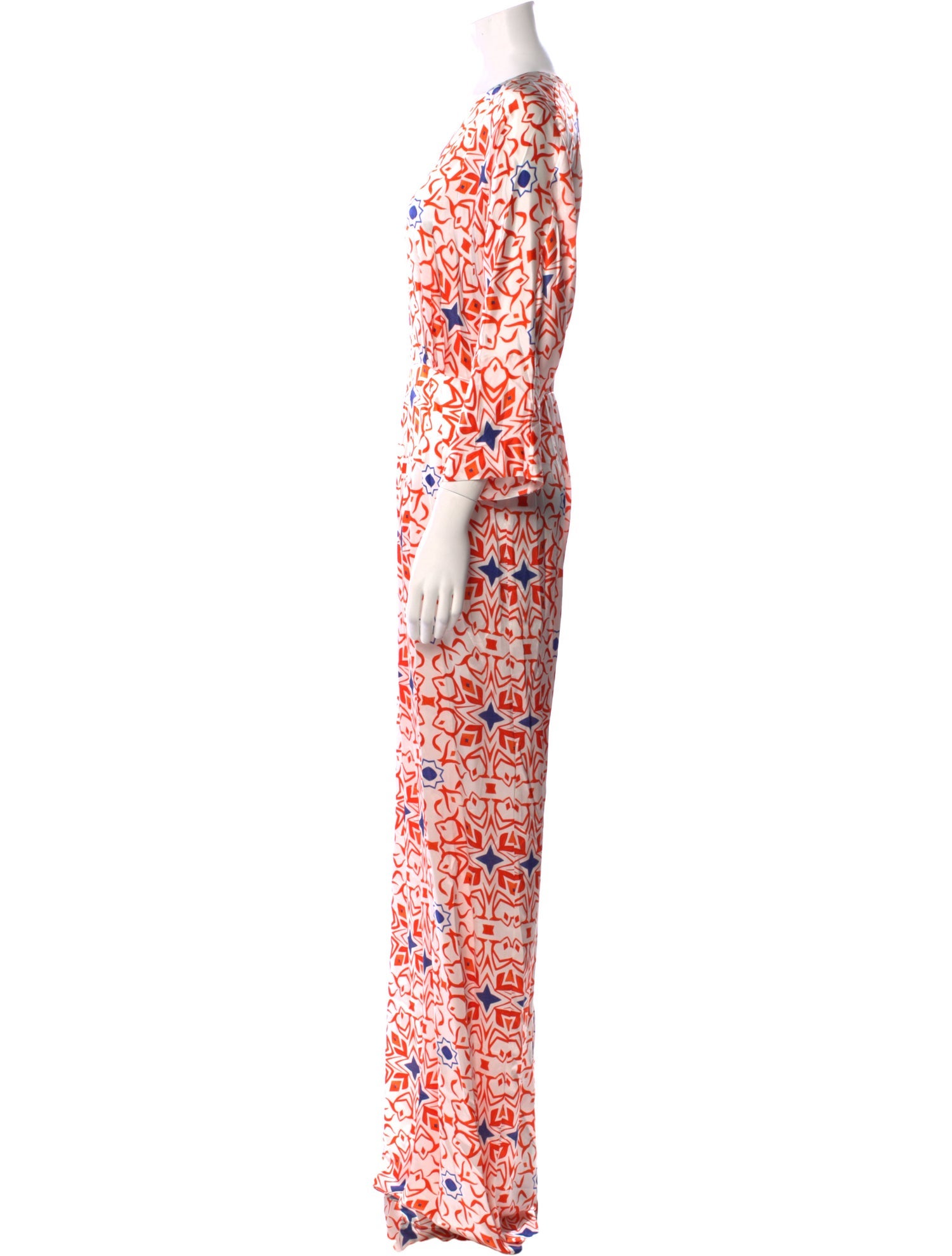 Seren Silk Floral Print Jumpsuit w/ Tags