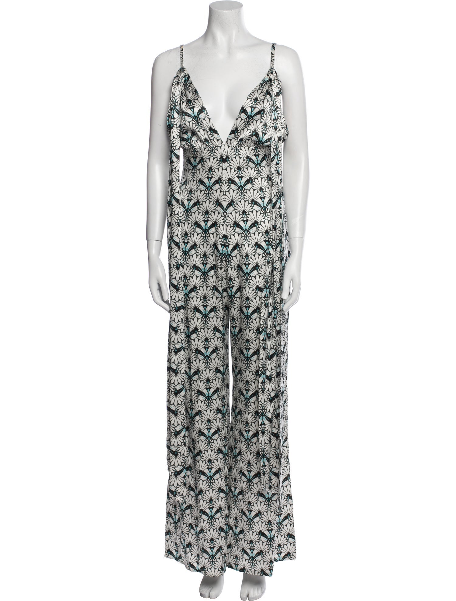 Seren Silk Floral Print Jumpsuit