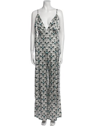 Seren Silk Floral Print Jumpsuit
