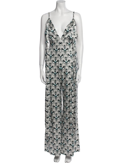 Seren Silk Floral Print Jumpsuit