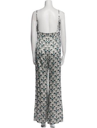 Seren Silk Floral Print Jumpsuit