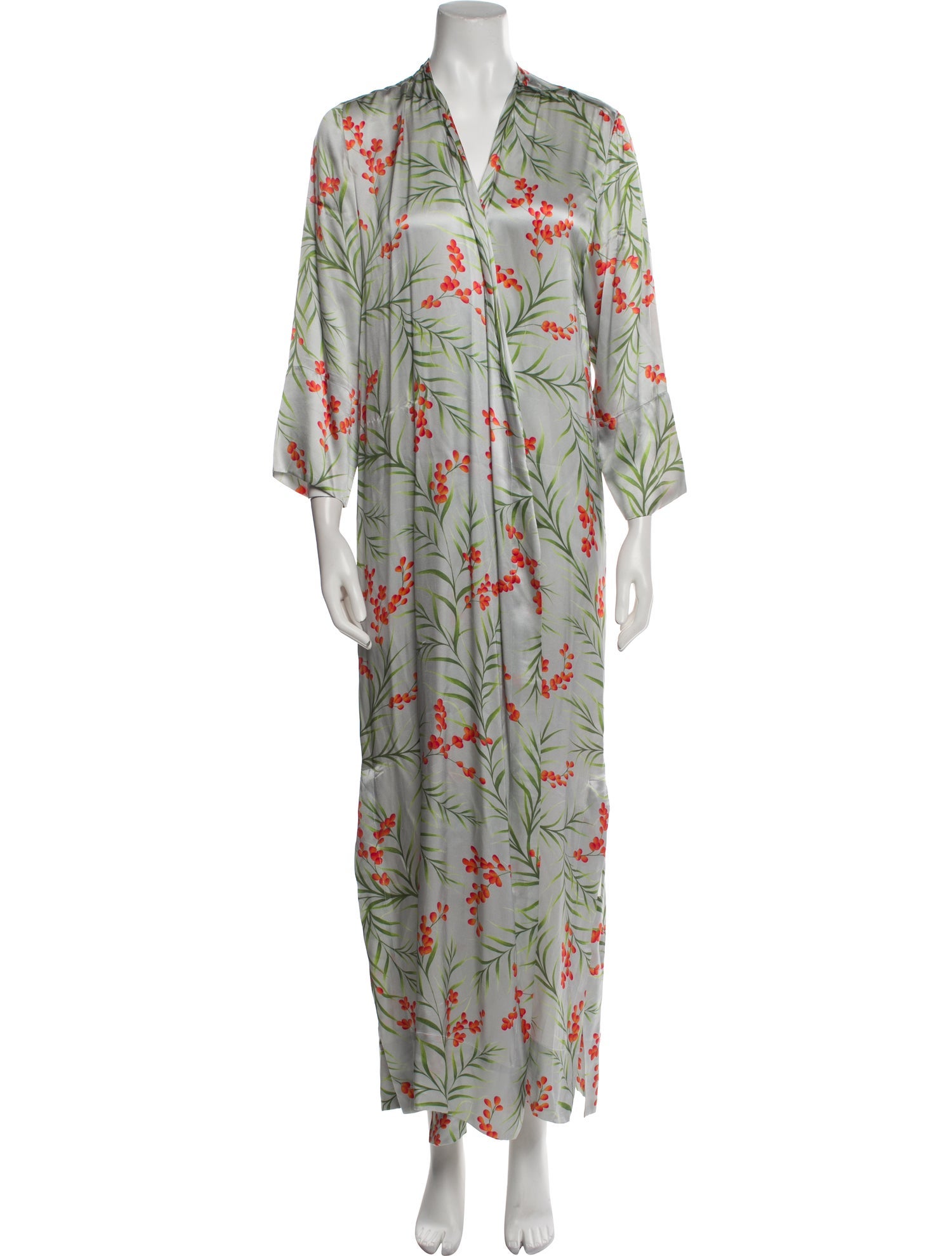 Seren Silk Printed Robe
