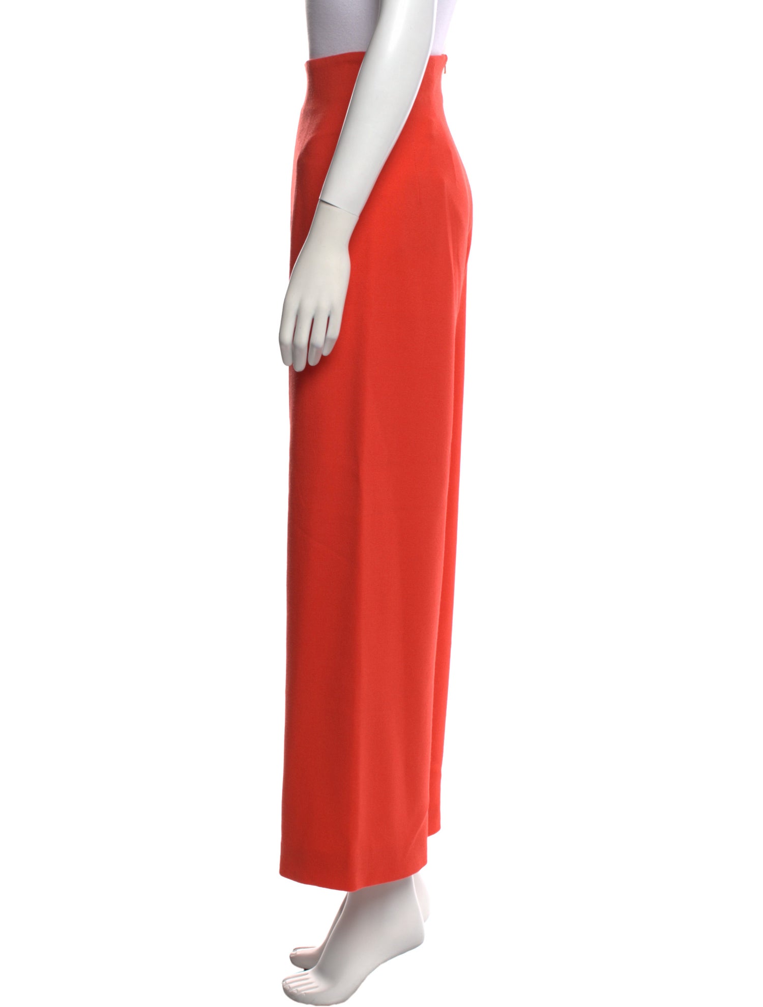 Sergio Hudson Wool Wide Leg Pants
