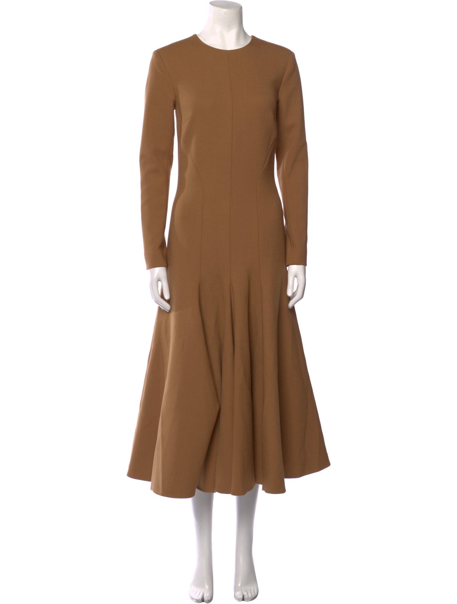 Sergio Hudson Crew Neck Long Dress w/ Tags