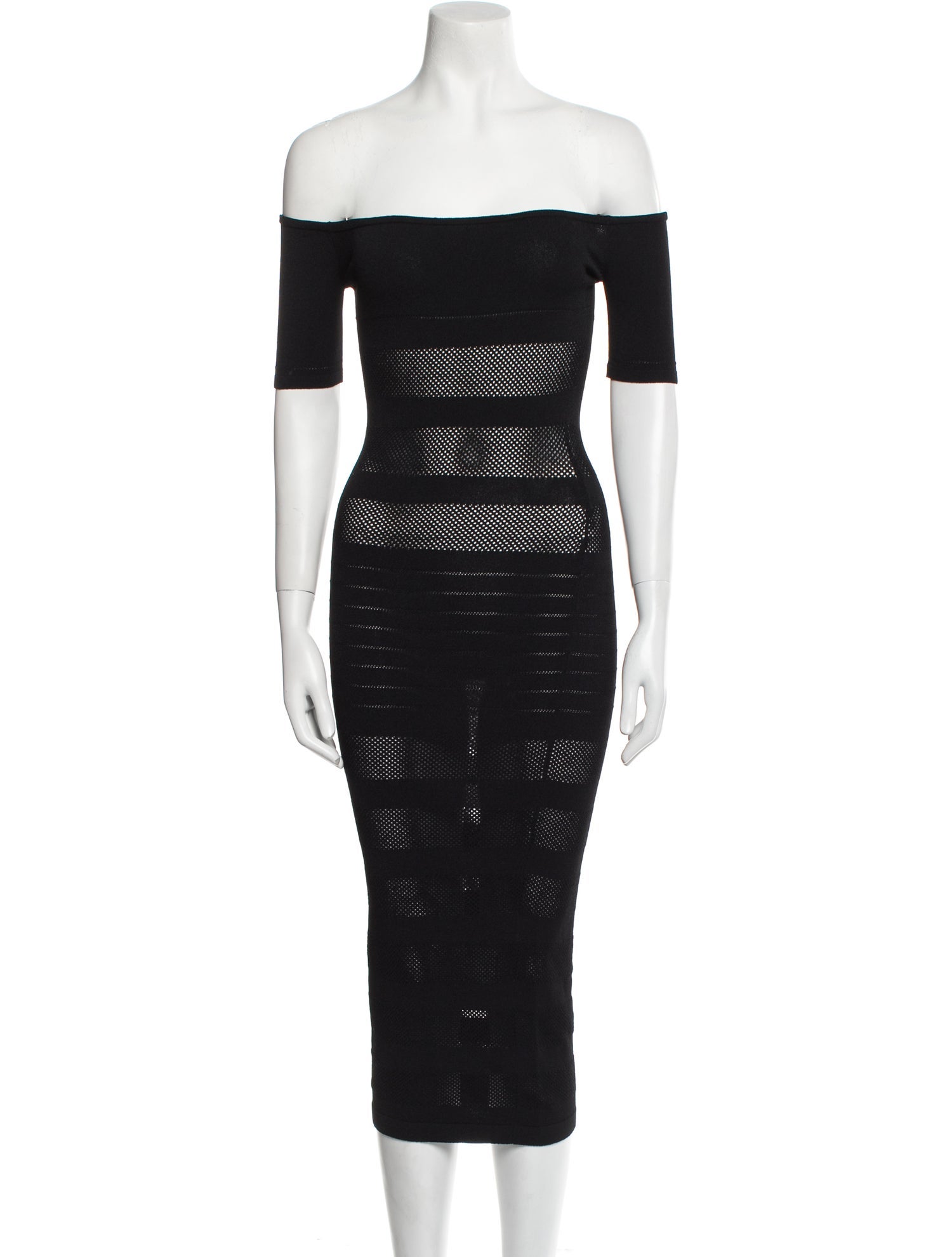 Sergio Hudson Tie-Dye Print Midi Length Dress