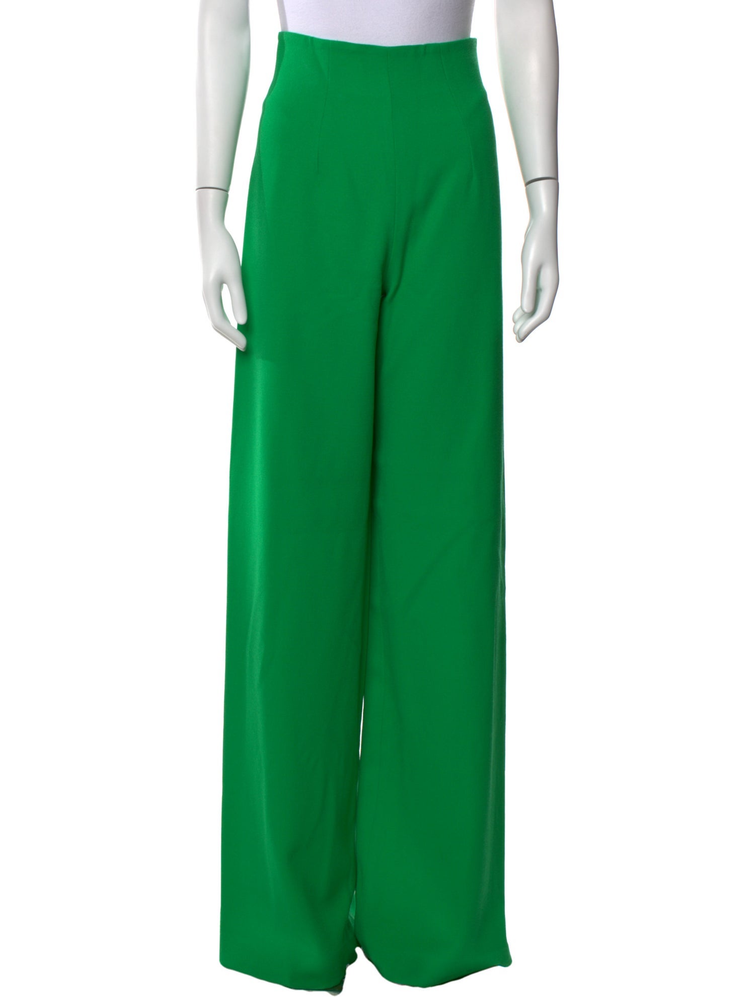 Sergio Hudson Wool Wide Leg Pants