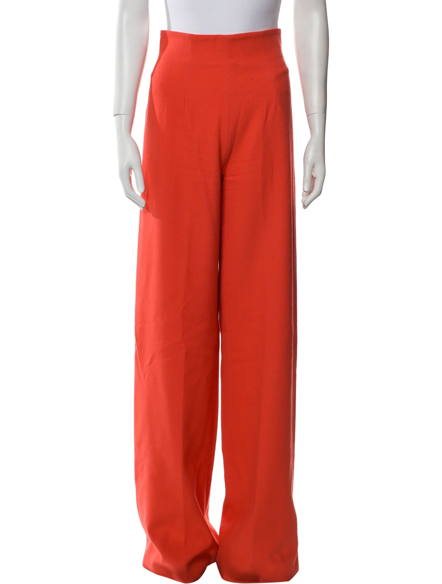 Sergio Hudson Wool Wide Leg Pants