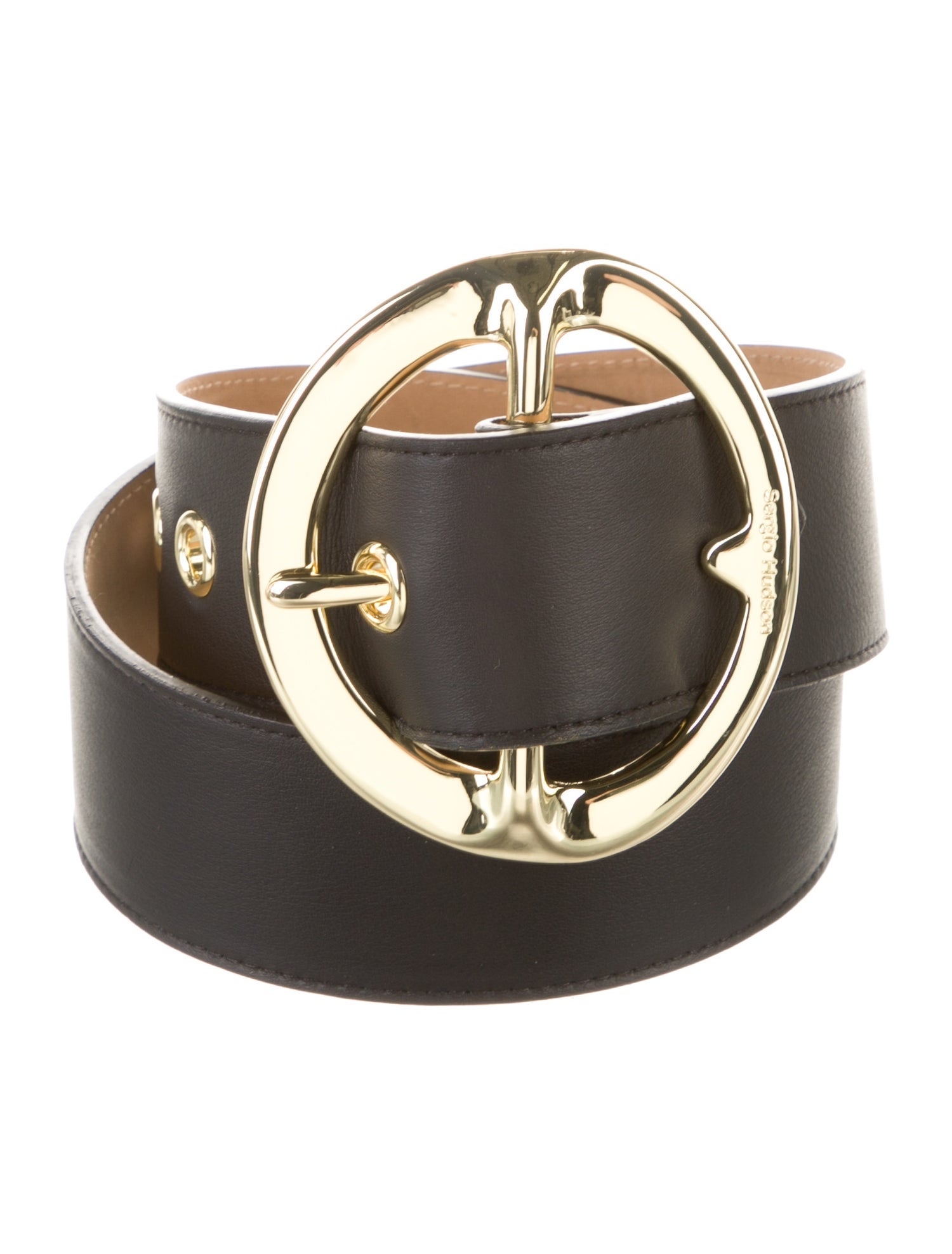 Sergio Hudson Wide Leather Waist Belt w/ Tags