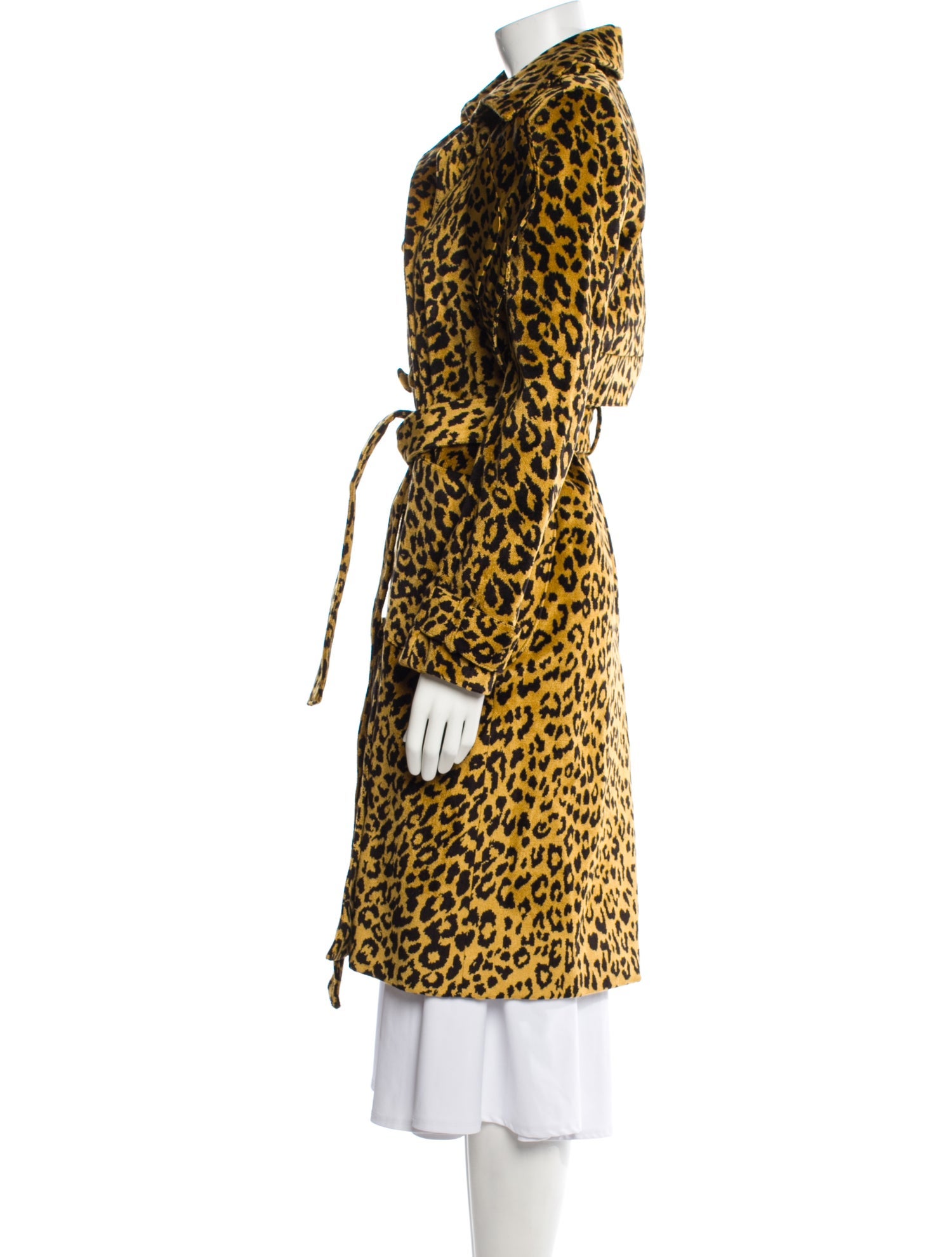 Sergio Hudson Animal Print Faux Fur Coat w/ Tags