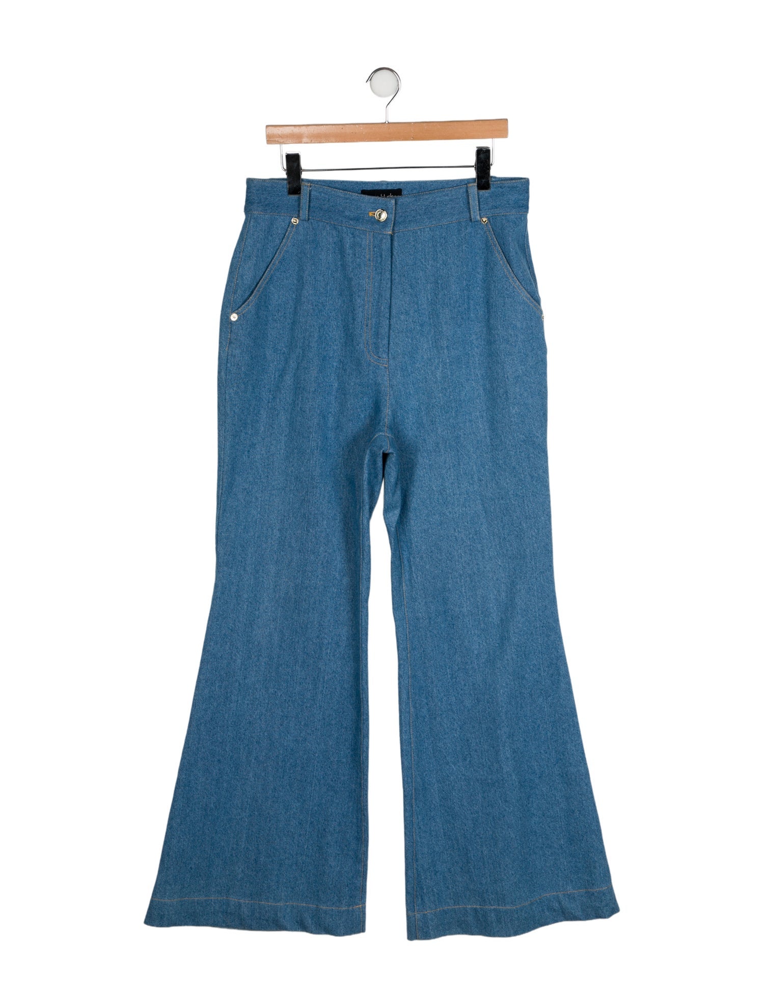 Sergio Hudson High-Rise Wide Leg Jeans