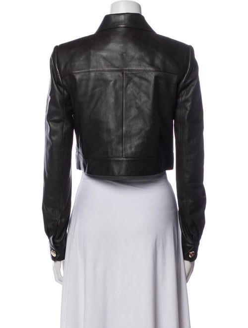 Sergio Hudson Leather Biker Jacket