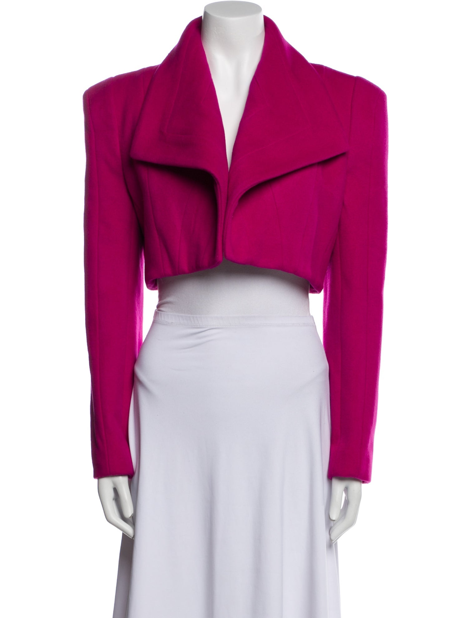 Sergio Hudson Wool Bolero w/ Tags