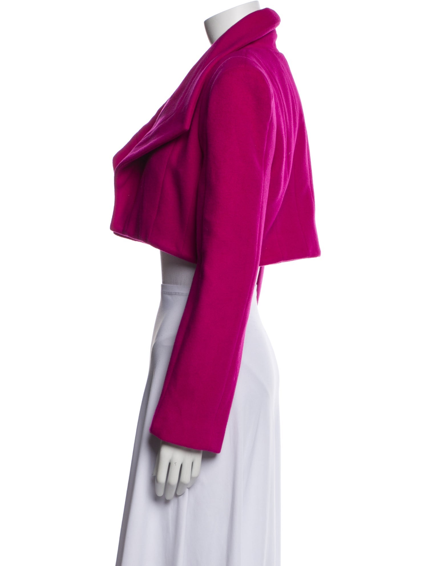 Sergio Hudson Wool Bolero w/ Tags