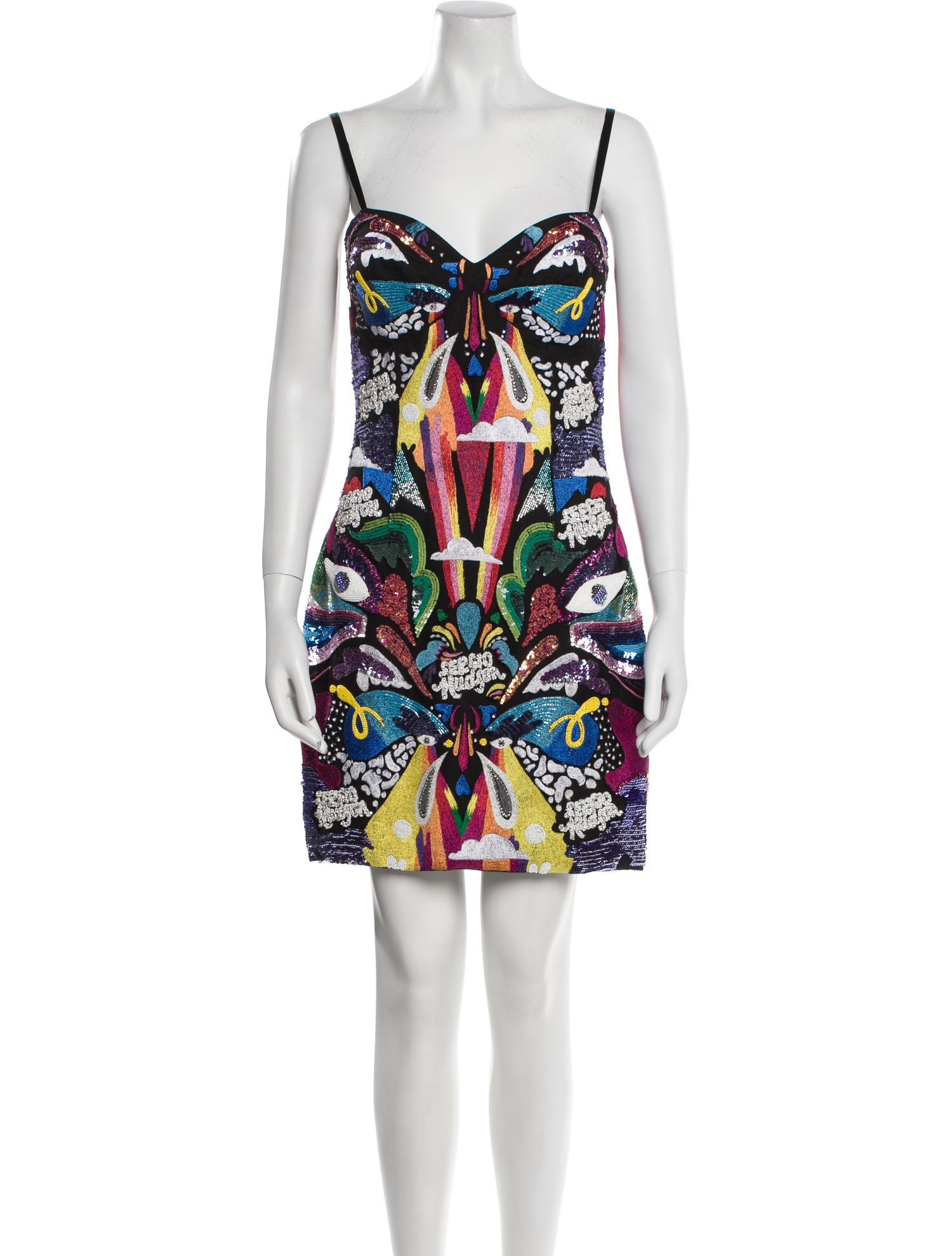 Sergio Hudson Printed Mini Dress w/ Tags