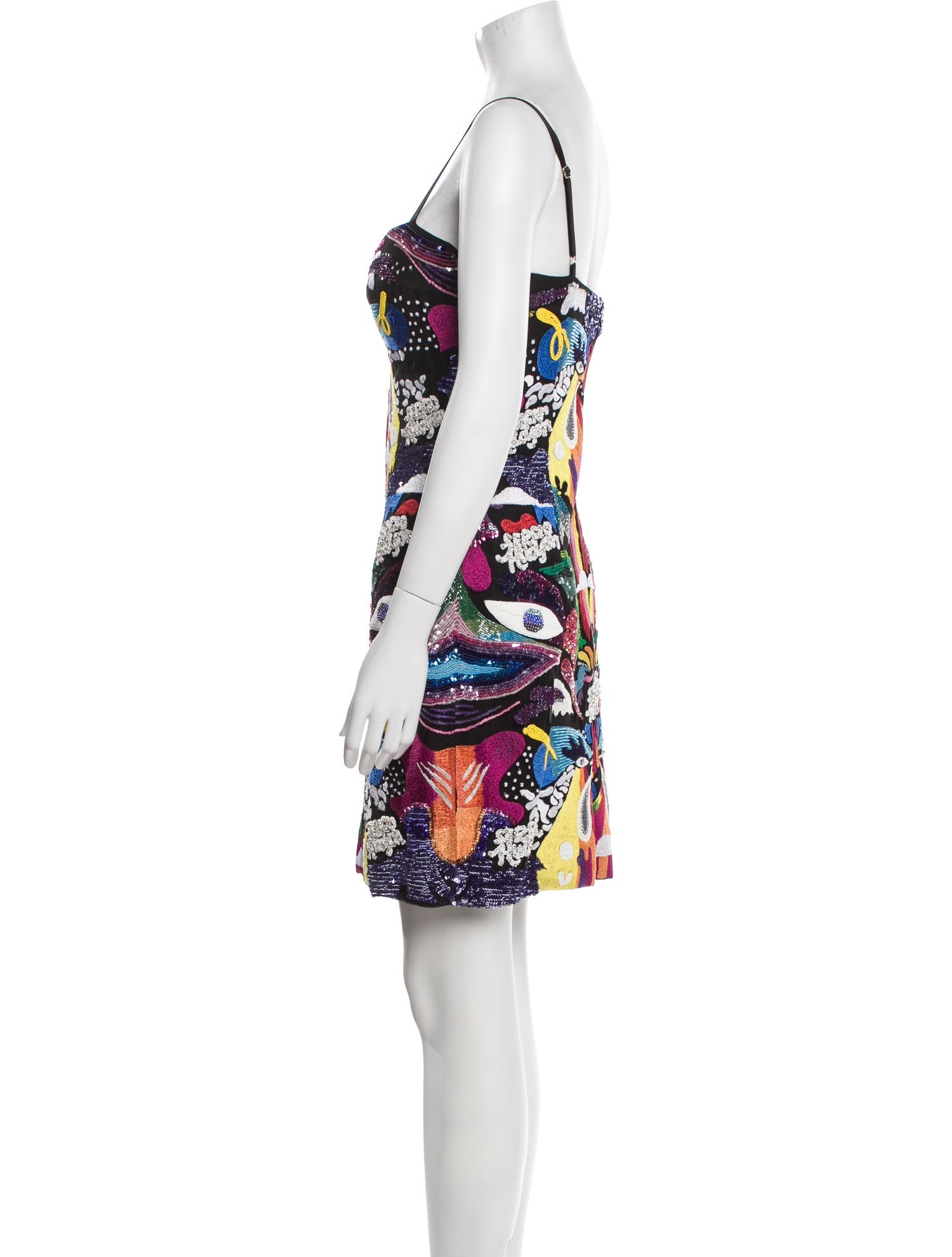 Sergio Hudson Printed Mini Dress w/ Tags
