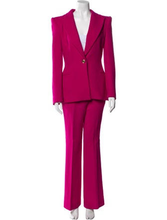 Sergio Hudson Wool Pantsuit