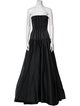Sergio Hudson Strapless Long Dress