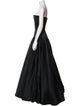 Sergio Hudson Strapless Long Dress