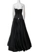Sergio Hudson Strapless Long Dress