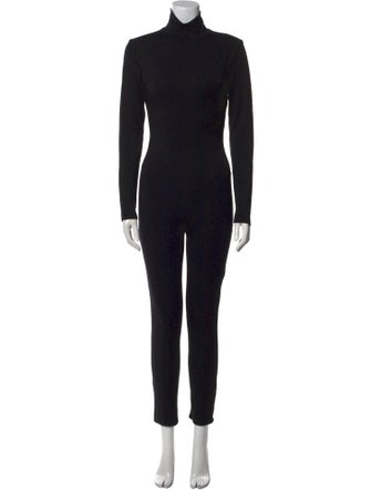 Sergio Hudson Mock Neck Jumpsuit