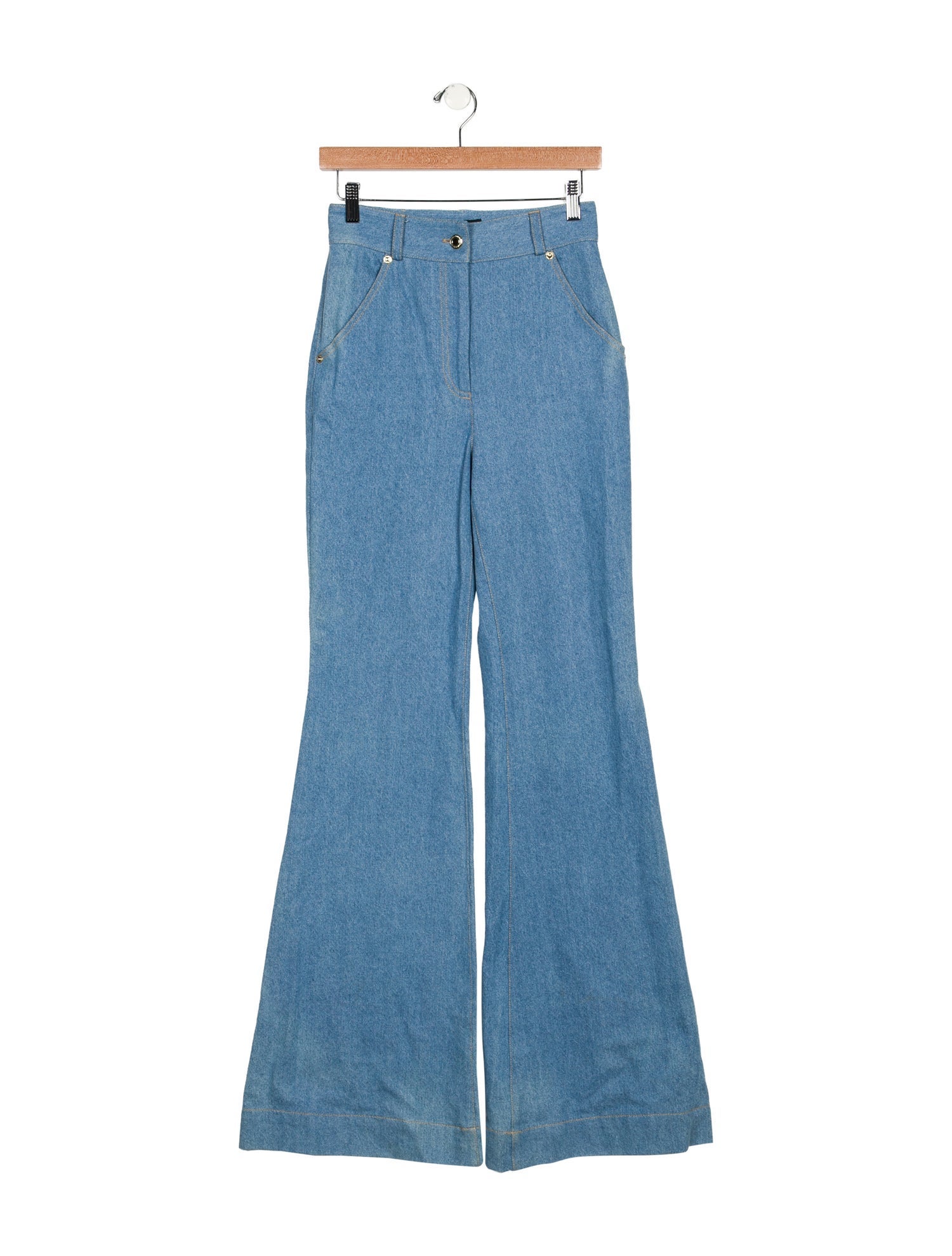 Sergio Hudson High-Rise Wide Leg Jeans w/ Tags