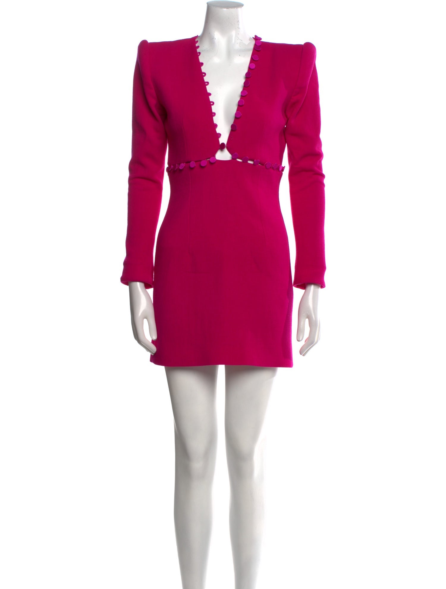 Sergio Hudson Wool Mini Dress w/ Tags