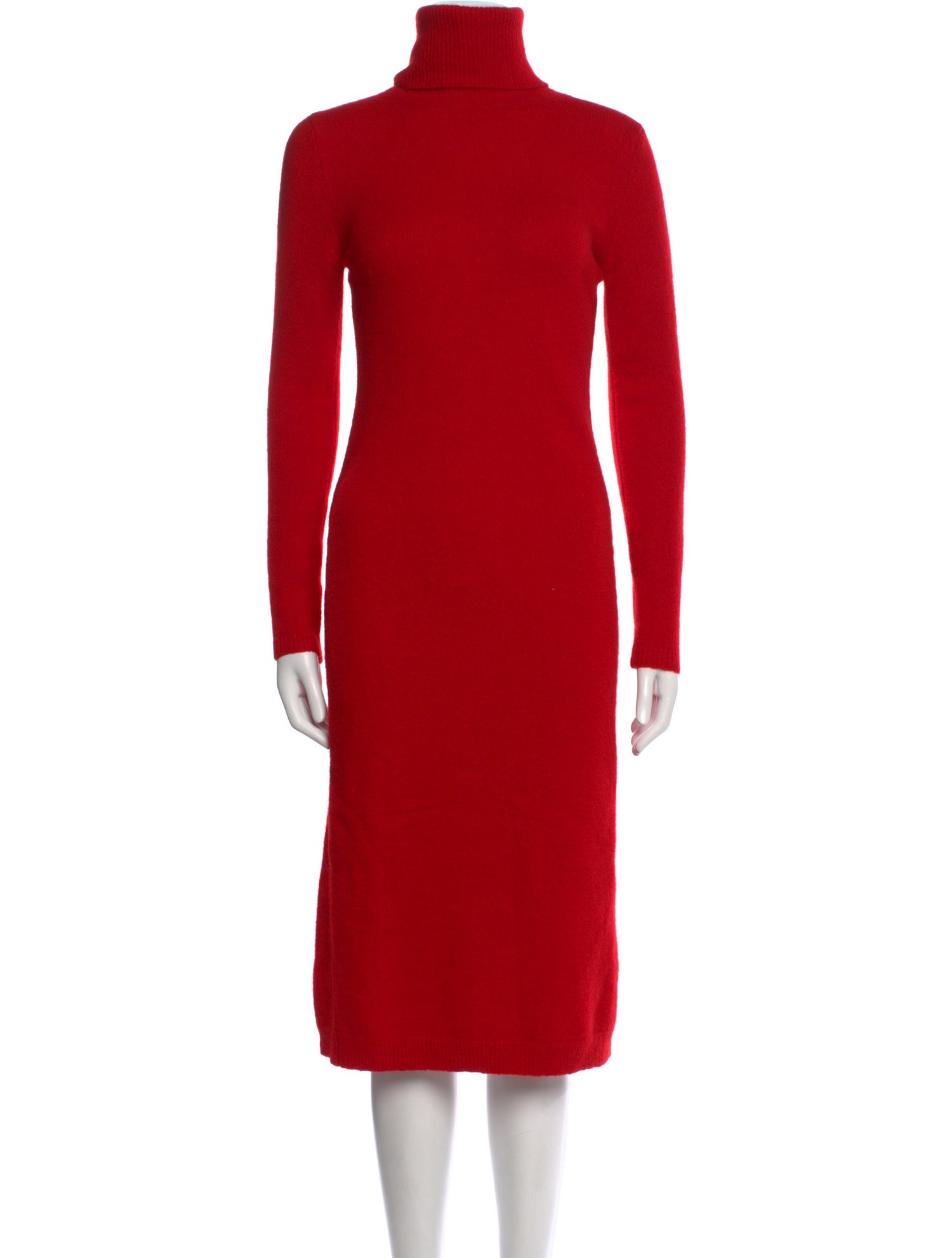 Sergio Hudson Cashmere Midi Length Dress