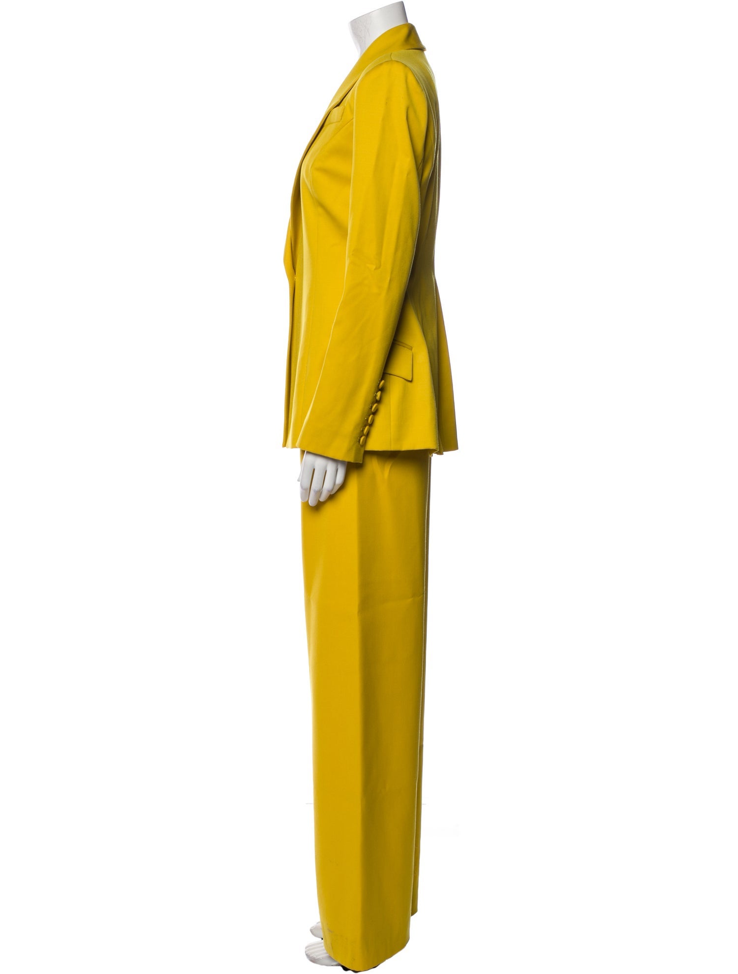 Sergio Hudson Wool Pant Set