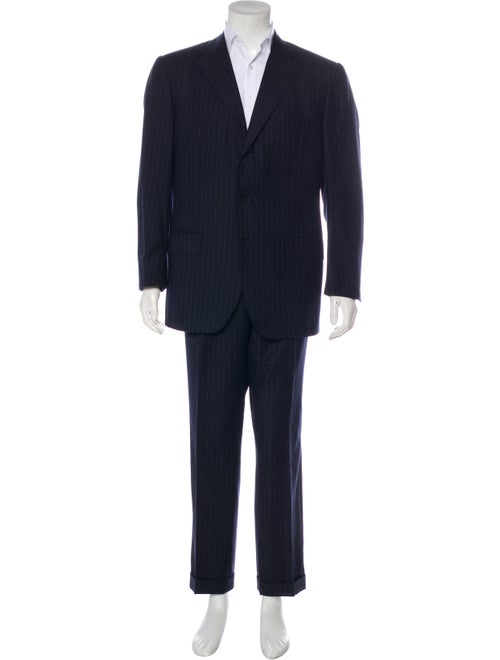 Sartorio Pinstripe Wool Suit wool