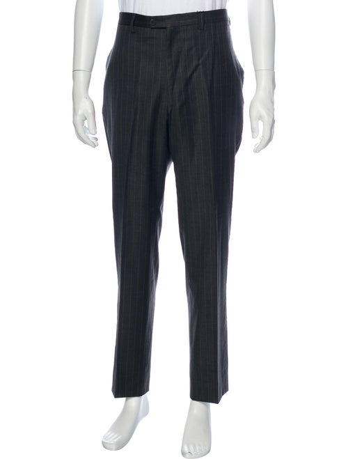 Sartorio Striped Dress Pants Grey