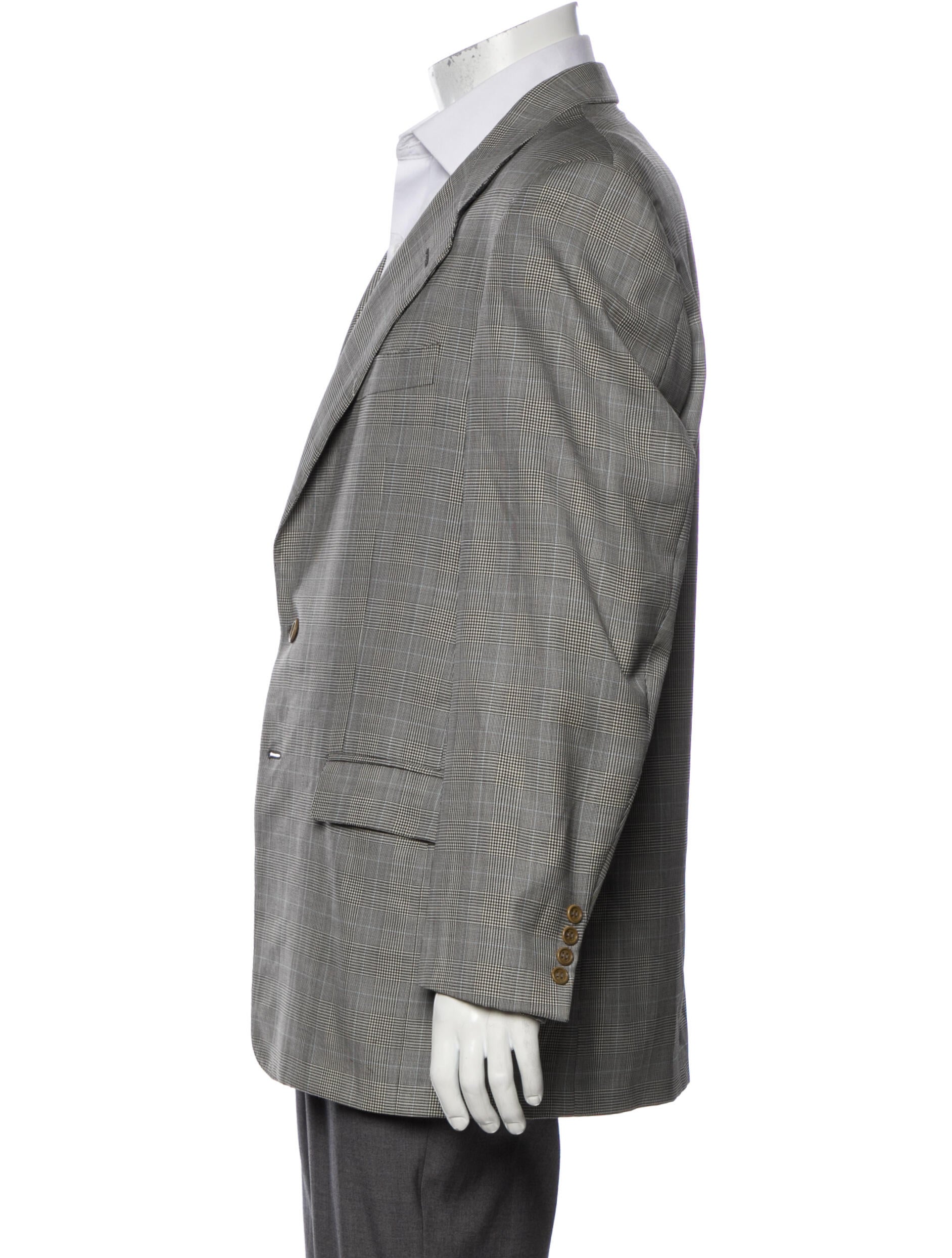 Sartorio Plaid Print Blazer