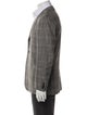 Sartorio Wool Plaid Print Blazer