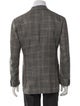 Sartorio Wool Plaid Print Blazer