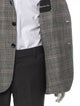 Sartorio Wool Plaid Print Blazer