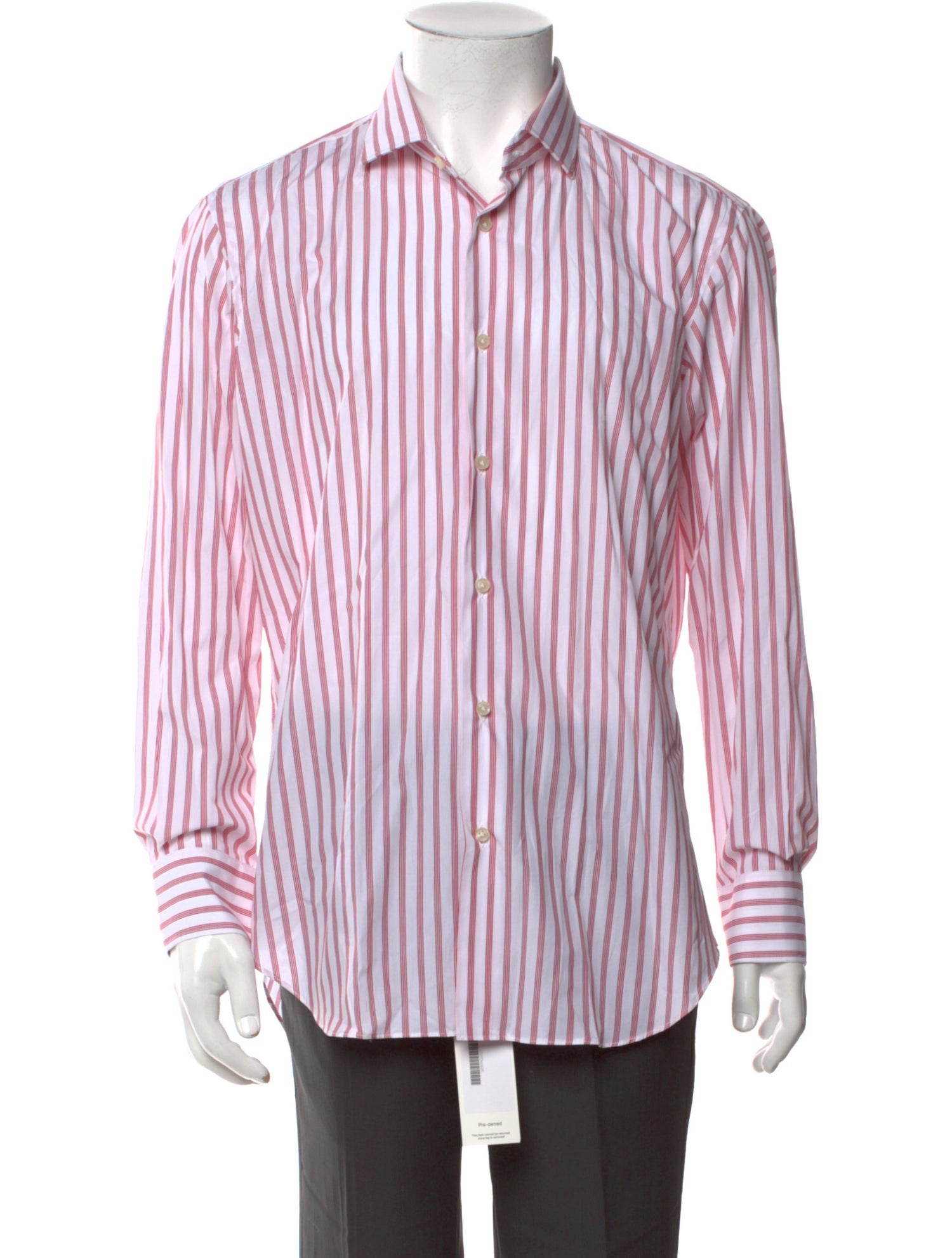 Sartorio Striped Long Sleeve Dress Shirt