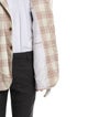 Sartorio Virgin Wool Plaid Print Peacoat