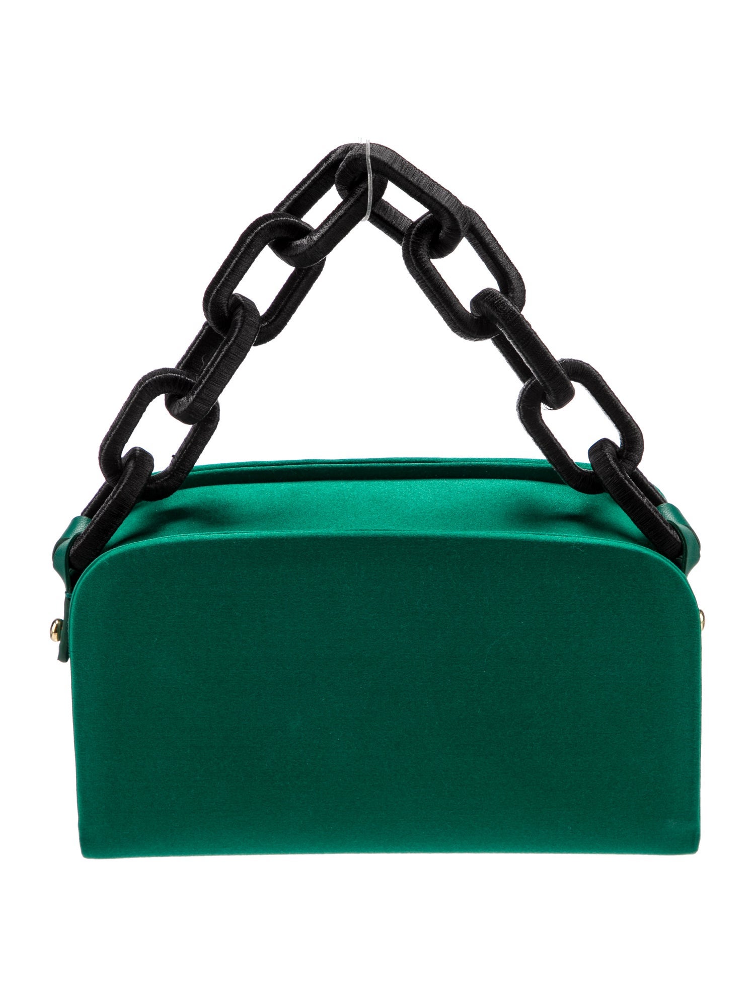 Serena Uziyel Satin Top Handle Bag