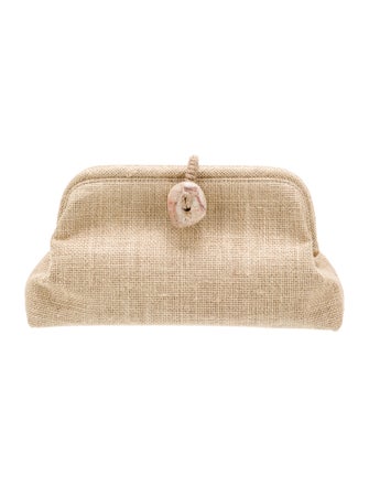 Serena Uziyel Jute Clutch