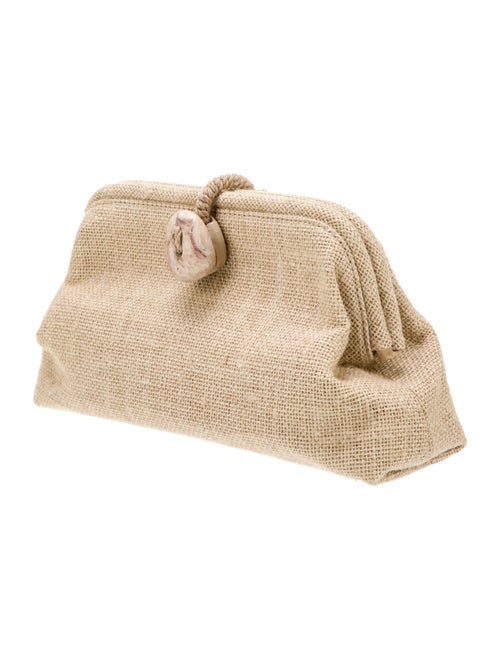 Serena Uziyel Jute Clutch