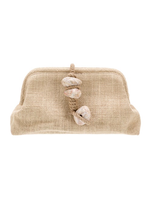 Serena Uziyel Jute Clutch