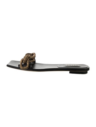 Serena Uziyel Leather Slides
