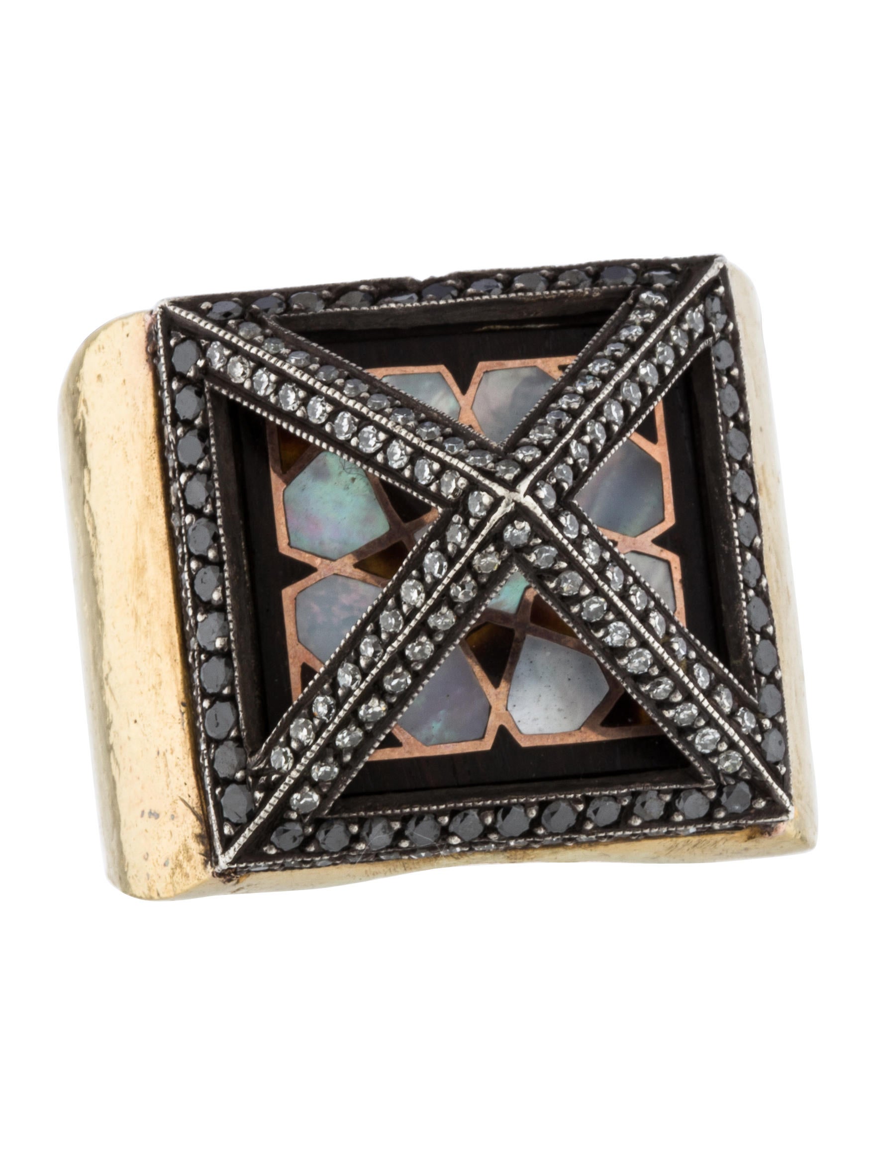 Sevan Biçakci Diamond Pyramid Ring