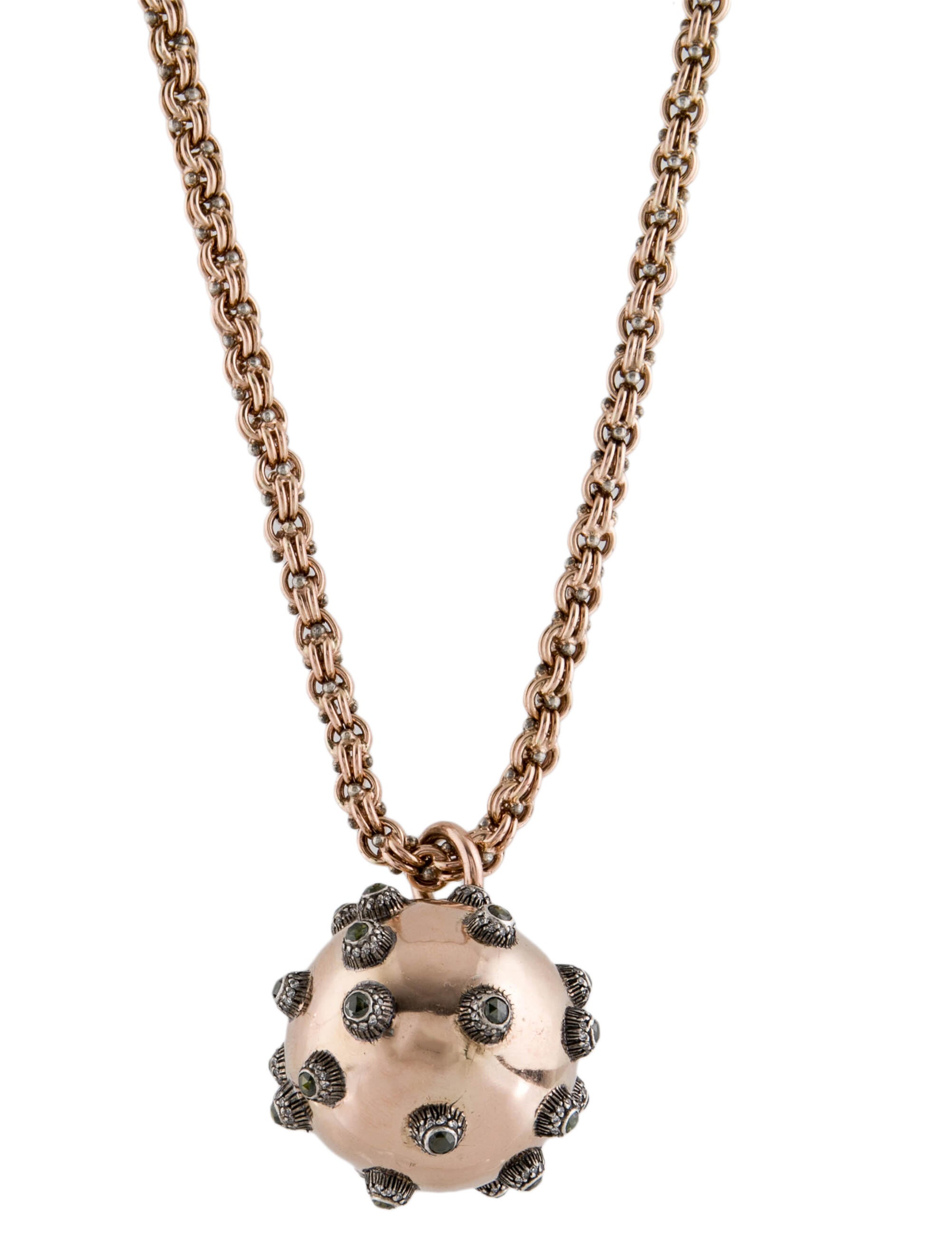 Sevan Biçakci One Of A Kind Diamond 'Mace' Pendant Necklace Sterling