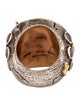 Sevan Biçakci Ruby, Sapphire, Emerald & Diamond Portrait Inlay Signet Ring
