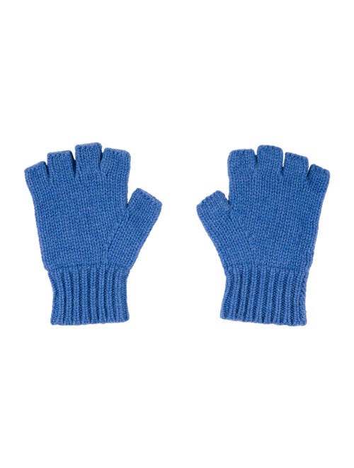 Sofia Cashmere Fingerless Knit Gloves
