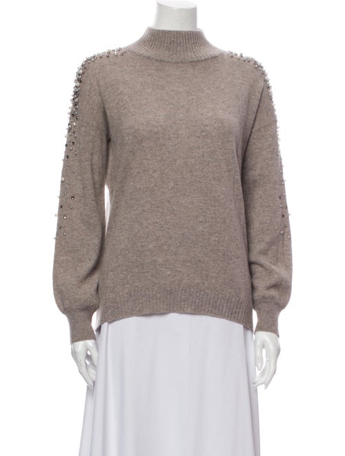 Sofia Cashmere Cashmere Turtleneck Sweater Brown