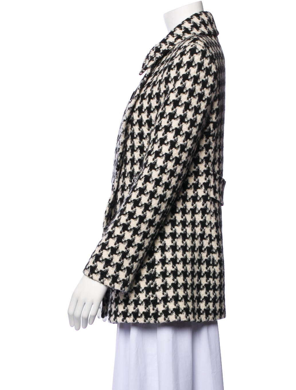 sofia cashmere houndstooth coat